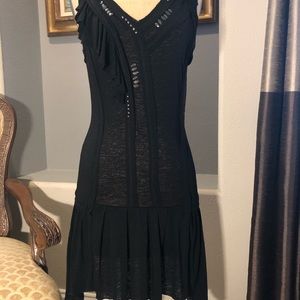 Monoreno Black Knit Dress Medium